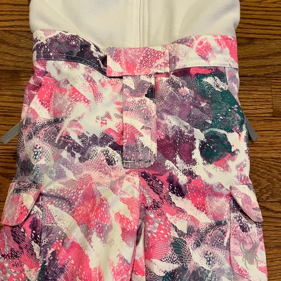 EUC girls Spyder snow/ski bibs size 4 - Picture 6 of 7